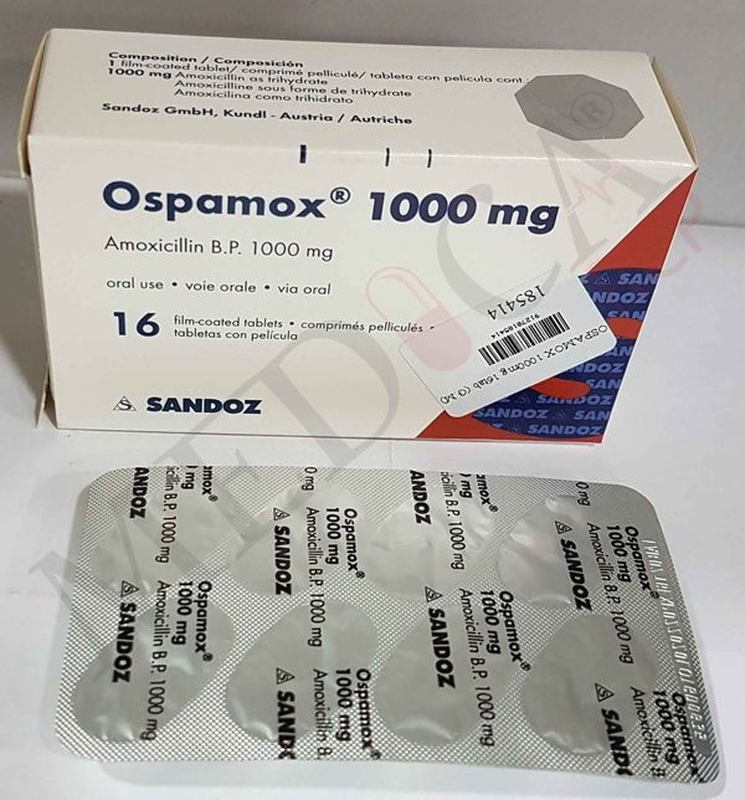Ospamox Comprimés 1g